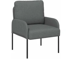 Sofa Sofos su pagalve 55cm Tamsiai pilka fanera
