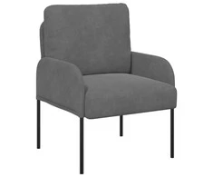 Sofa Sofos su pagalve 55cm Tamsiai pilka fanera