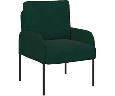 Sofa Sofos su pagalve 55cm Tamsiai žalia fanera