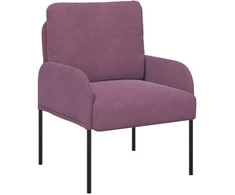 Sofa Sofos su pagalve 55cm Violetinė fanera