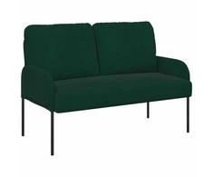 Sofa Sofų komplektai 3 vnt. Tamsiai žalia fanera