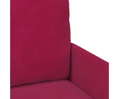 Sofa Sofų komplektai 3 vnt. Vyno raudona fanera