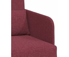 Sofa lova Vyno raudona 65 x 80 x 83 cm audinys