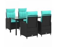 Sofa Stalo Rinkinys su pagalve su pagalve 5 pcs