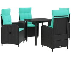 Lauko baldų komplektas Sofa Stalo Rinkinys su pagalve su pagalve 5 pcs