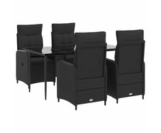 Sofa Stalo Rinkinys su pagalve su pagalve 5 pcs