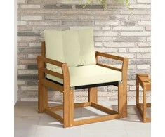 Lauko sofa Kietasis akacijos medis ir Textilene