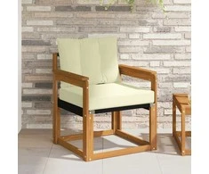 Lauko sofa Kietasis akacijos medis ir Textilene