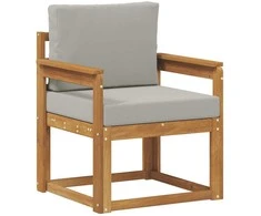 Lauko sofa Tvirta akacijos mediena ir poliesteris