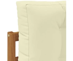 Lauko sofa Tvirta akacijos mediena ir poliesteris