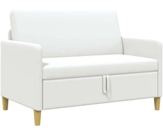 Sofa su saugojimo vieta Balta 122 x 78 x 87 cm Poliesteris