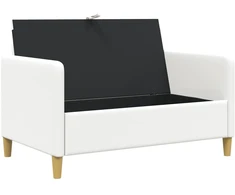 Sofa su saugojimo vieta Balta 122 x 78 x 87 cm Poliesteris