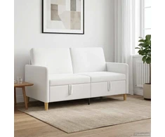 Sofa su saugojimo vieta Balta 152 x 78 x 87 cm Poliesteris
