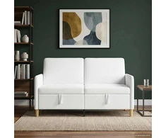 Sofa su saugojimo vieta Balta 152 x 78 x 87 cm Poliesteris