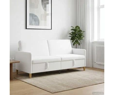 Sofa su saugojimo vieta Balta 192 x 78 x 87 cm Poliesteris