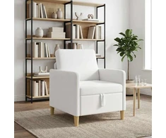 Sofa su saugojimo vieta Balta 72 x 78 x 87 cm Poliesteris