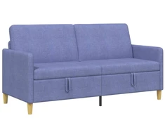 Sofa su saugojimo vieta Džinsinės mėlynos 172 x 78 x 87 cm