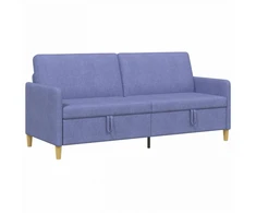 Sofa su saugojimo vieta Džinsinės mėlynos 192 x 78 x 87 cm