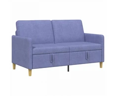 Sofa su saugojimo vieta Džinsinės mėlynos 152 x 78 x 87 cm