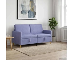 Sofa su saugojimo vieta Džinsinės mėlynos 152 x 78 x 87 cm