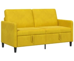 Sofa su saugojimo vieta Geltona 152 x 78 x 87 cm Poliesteris