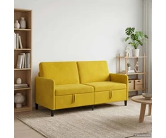 Sofa su saugojimo vieta Geltona 172 x 78 x 87 cm Poliesteris
