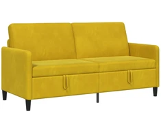 Sofa su saugojimo vieta Geltona 172 x 78 x 87 cm Poliesteris