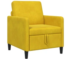 Sofa su saugojimo vieta Geltona 72 x 78 x 87 cm Poliesteris