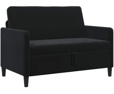 Sofa su saugojimo vieta Juoda 122 x 78 x 87 cm Poliesteris