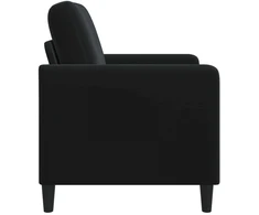 Sofa su saugojimo vieta Juoda 122 x 78 x 87 cm Poliesteris
