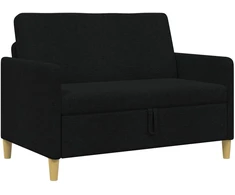 Sofa su saugojimo vieta Juoda 122 x 78 x 87 cm Poliesteris