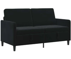 Sofa su saugojimo vieta Juoda 152 x 78 x 87 cm Poliesteris