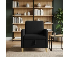 Sofa su saugojimo vieta Juoda 72 x 78 x 87 cm Poliesteris