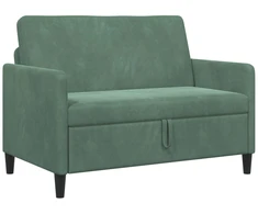 Sofa su saugojimo vieta Jūrinė žalia 122 x 78 x 87 cm