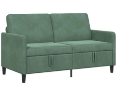 Sofa su saugojimo vieta Jūrinė žalia 152 x 78 x 87 cm