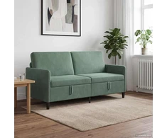 Sofa su saugojimo vieta Jūrinė žalia 172 x 78 x 87 cm