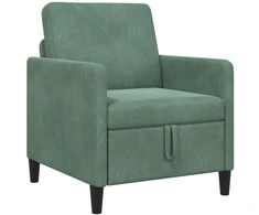 Sofa su saugojimo vieta Jūrinė žalia 72 x 78 x 87 cm
