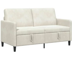 Sofa su saugojimo vieta Kreminė 152 x 78 x 87 cm Poliesteris