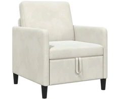 Sofa su saugojimo vieta Kreminė 72 x 78 x 87 cm Poliesteris