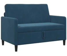 Sofa su saugojimo vieta Mėlyna 122 x 78 x 87 cm Poliesteris