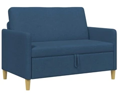 Sofa su saugojimo vieta Mėlyna 122 x 78 x 87 cm Poliesteris