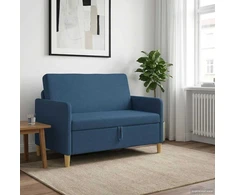 Sofa su saugojimo vieta Mėlyna 122 x 78 x 87 cm Poliesteris