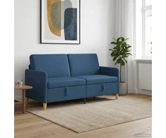Sofa su saugojimo vieta Mėlyna 172 x 78 x 87 cm Poliesteris