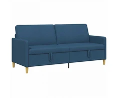 Sofa su saugojimo vieta Mėlyna 192 x 78 x 87 cm Poliesteris
