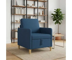 Sofa su saugojimo vieta Mėlyna 72 x 78 x 87 cm Poliesteris