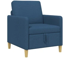 Sofa su saugojimo vieta Mėlyna 72 x 78 x 87 cm Poliesteris