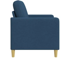 Sofa su saugojimo vieta Mėlyna 72 x 78 x 87 cm Poliesteris