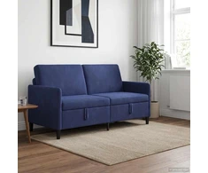 Sofa su saugojimo vieta Policijos mėlyna 172 x 78 x 87 cm
