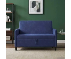 Sofa su saugojimo vieta Policijos mėlyna 122 x 78 x 87 cm