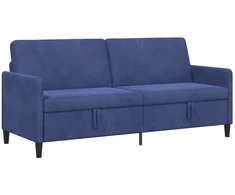 Sofa su saugojimo vieta Policijos mėlyna 192 x 78 x 87 cm